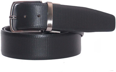 

PRUG Men Formal Black Genuine Leather Reversible Belt
