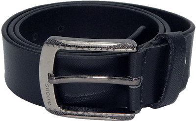 

Woods Men Formal, Casual Black Genuine Leather Belt