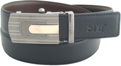 

SFA Men Formal Black Artificial Leather Reversible Belt, Blackandbrown6s06