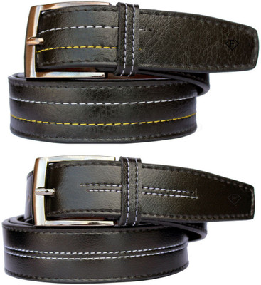 

Fashius Men Black Artificial Leather Belt, Black-01