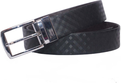 

PRUG Men Formal Black Genuine Leather Reversible Belt
