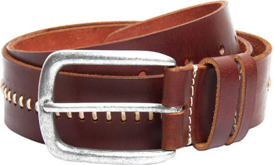 

Pacific Gold Men Casual Tan Genuine Leather Belt