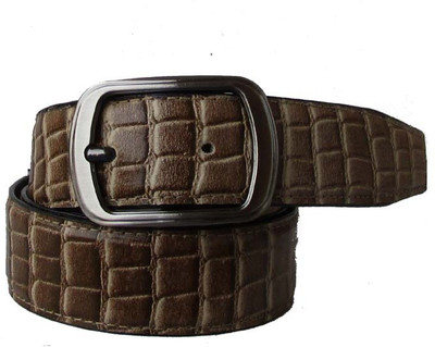 

Klaska Men Casual Green Genuine Leather Belt
