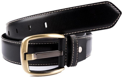 

Brounplus Boys Casual Black Artificial Leather Belt