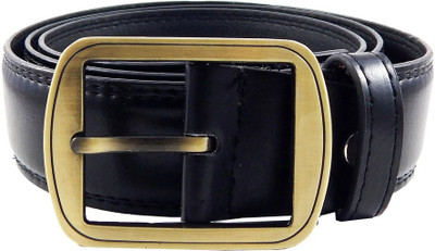 

Els Men Casual, Formal Black Artificial Leather, Synthetic Belt