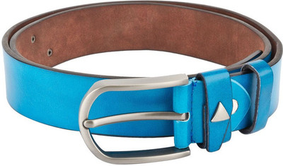 

Swiss Design Men Casual Blue Genuine Leather Belt