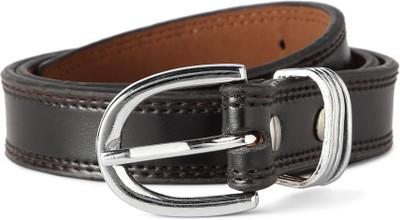 

People Women Black Genuine Leather Belt