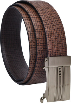 

Hawai Men Casual Brown Genuine Leather Reversible Belt