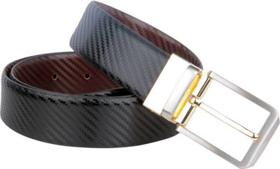 

OODI Boys Black Genuine Leather Belt