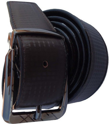 

AmahapGlamourDaze Men Formal Brown Artificial Leather Belt