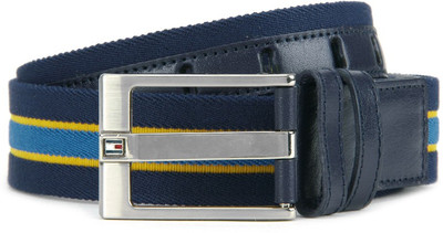 

Tommy Hilfiger Men Yellow, Blue Belt, Blue;blue and yellow