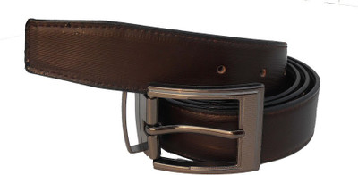 

B.S.Chadha Group Men Formal Brown Artificial Leather Reversible Belt