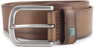 

United Colors of Benetton Men Brown Genuine Leather Belt, 901
