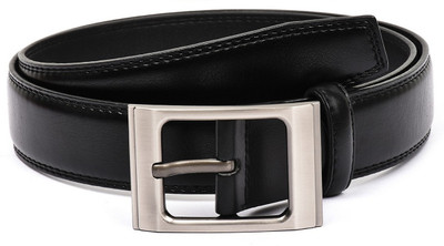 

Buckle Up Men Formal Black Artificial Leather Belt