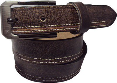 

National Leathers Men Casual Black Genuine Leather Belt