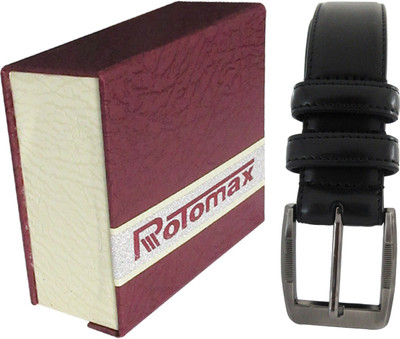 

Rotomax Men Black Artificial Leather Belt