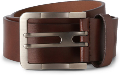 

Peter England Men Brown Genuine Leather Belt