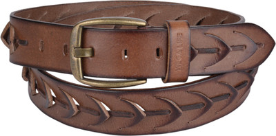 

Wega Life Men Casual Tan Genuine Leather Belt