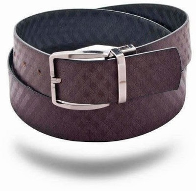 

Azores Men Formal Brown, Black Genuine Leather Reversible Belt, Black;brown