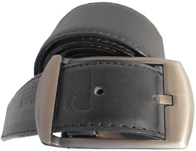 

P&E Men Formal Black Artificial Leather Belt