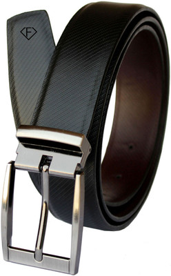 

Fashius Men Black Artificial Leather Belt, Black-01