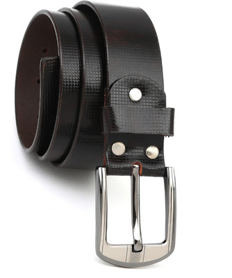 

The Deer Club Men Casual Brown Genuine Leather Belt