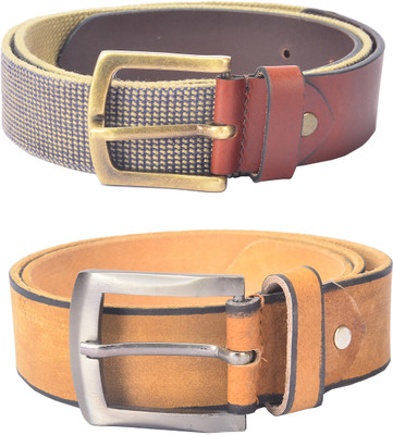 

Hidelink Men Formal Multicolor Genuine Leather Belt