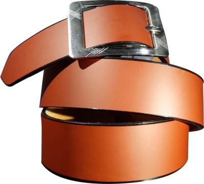 

Giffi Men Casual Brown Artificial Leather Belt