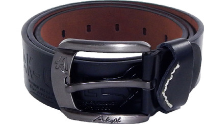 

Els Men Casual, Formal Black Artificial Leather, Synthetic Belt
