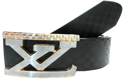 

Mode Boys Casual, Formal Black Genuine Leather Belt, Black-65