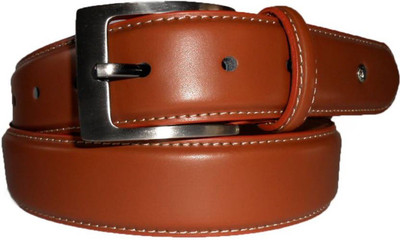 

OODI Men Tan Artificial Leather Belt
