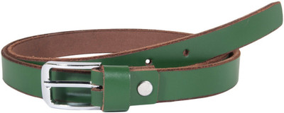 

Snoby Women Casual Green Genuine Leather Belt