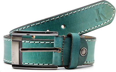 

Junckers Men Casual, Evening, Formal, Party Blue Genuine Leather Belt