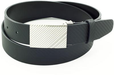 28% OFF on Orosilber Casual Black Genuine Leather Belt