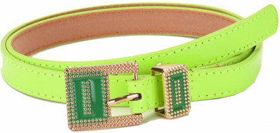 

Tiekart Women Casual Green Metal Belt