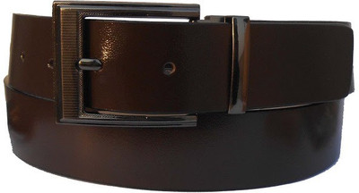 

B.S.Chadha Group Men Formal Brown Genuine Leather Belt
