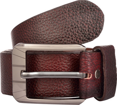 

Exotique Men Casual Red Genuine Leather Belt