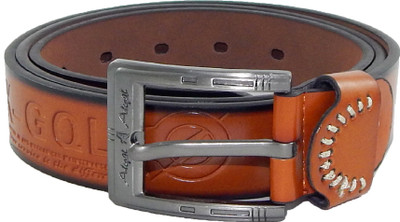 

Els Men Casual, Formal Khaki Artificial Leather, Synthetic Belt