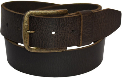 Pellezzari Men Casual Brown Genuine Leather Belt