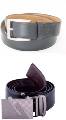 

SFA Men Formal Black Artificial Leather Reversible Belt