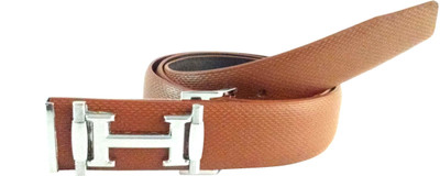 Mode Boys Tan Artificial Leather Belt