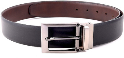 

Buckle Up Men Formal Black Genuine Leather Reversible Belt