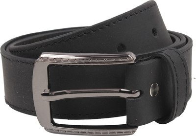 

Exotique Men Casual Black Genuine Leather Belt