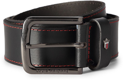 

Louis Philippe Men Black Genuine Leather Belt
