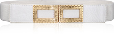 

Calvino Girls Casual, Evening/Party White Artificial Leather Belt