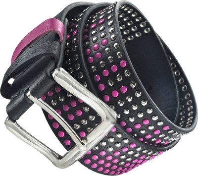 

Fastrack Women Casual Multicolor Synthetic Belt, Black