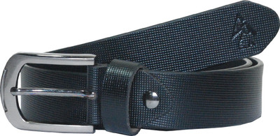 

Sondagar Arts Men Black Genuine Leather Belt