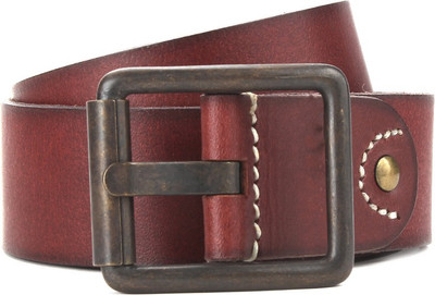 

WAC Men Brown Belt, Dark tan