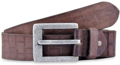 

Buckle Up Men Casual Brown Genuine Leather Belt