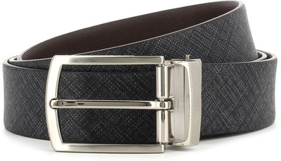 

Louis Philippe Men Black, Blue, Brown Reversible Belt, Grey and light brown